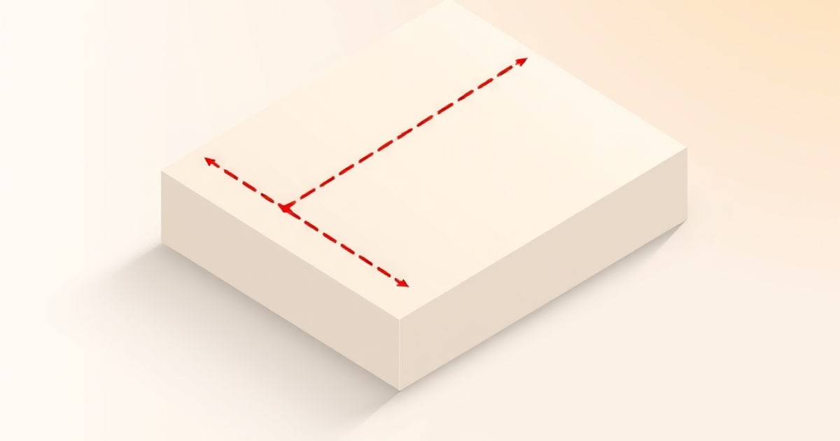 Isometric cylinder showing vertical seam line options: sharp corner, random scatter, aligned stack, and rear placement