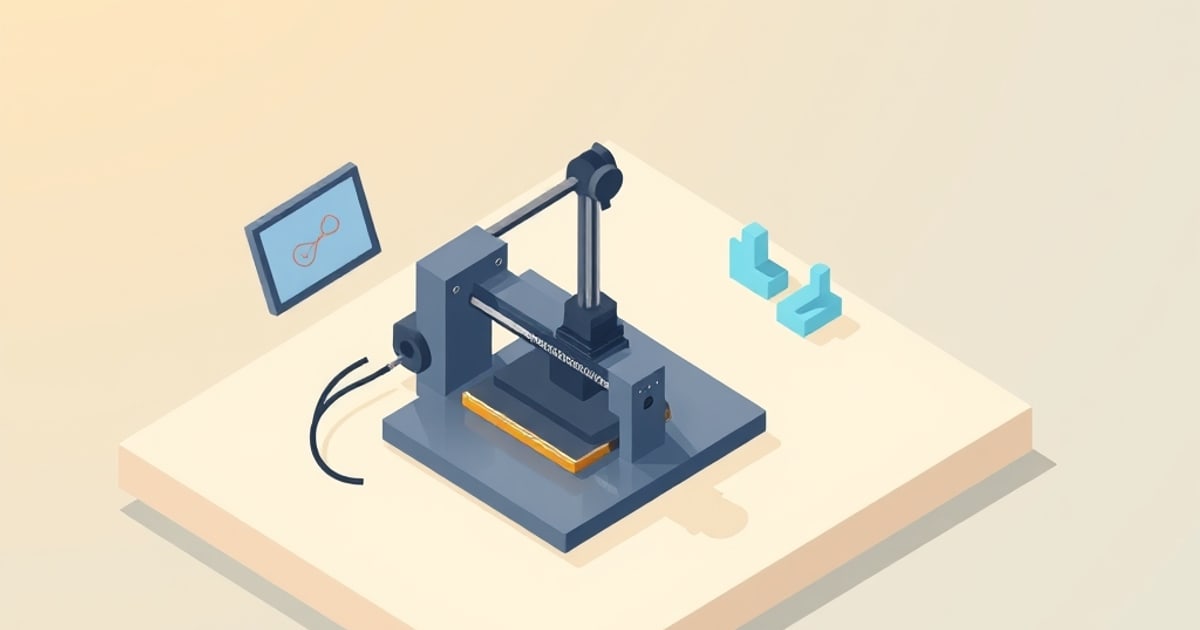 A tangled 3D-print spaghetti failure caused by a print defect